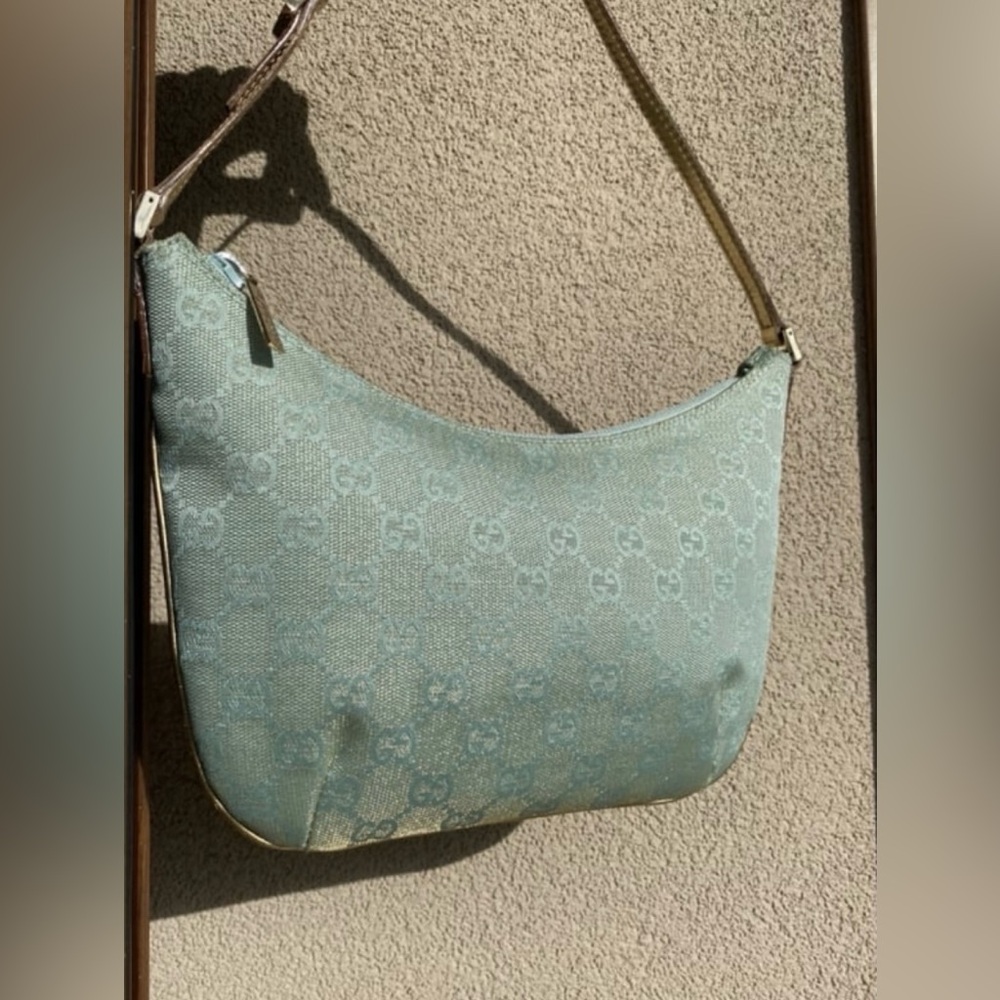 Authentic‼️Vintage Gucci bag 🤩 Tiffany blue - Picture 14 of 17